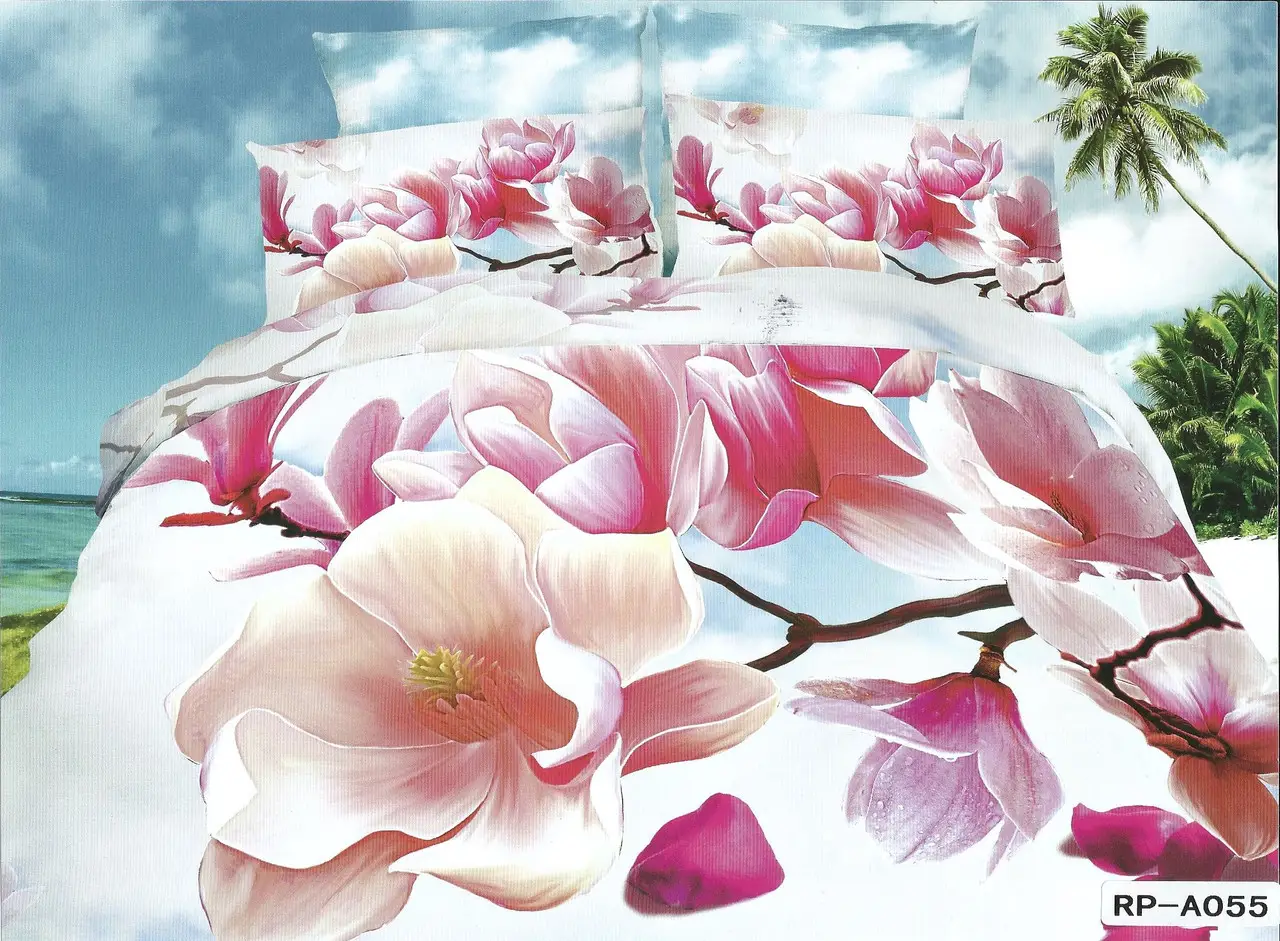 Постільна білизна євро Vie Nouvelle Сатин Фотопринт RP-A055