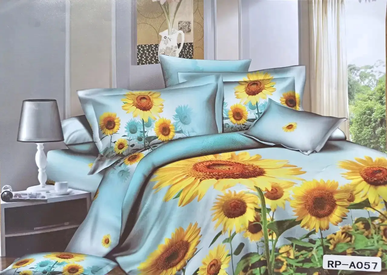 Постільна білизна євро Vie Nouvelle Сатин Фотопринт RP A-057