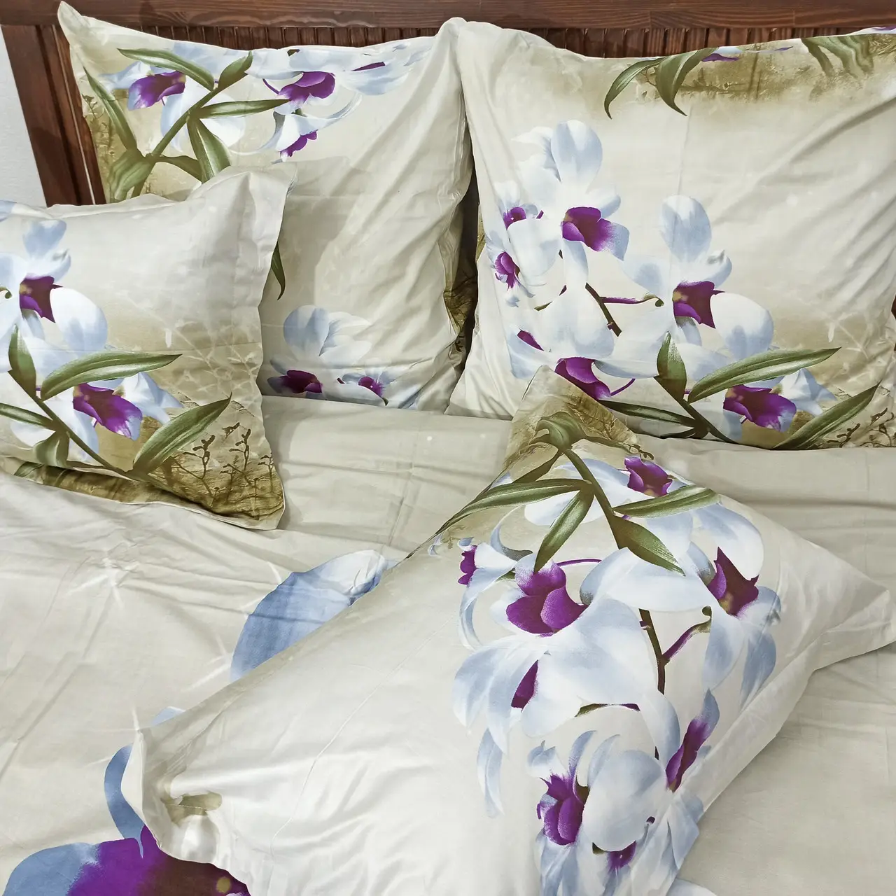 Постільна білизна євро Vie Nouvelle Сатин Фотопринт RP A-17