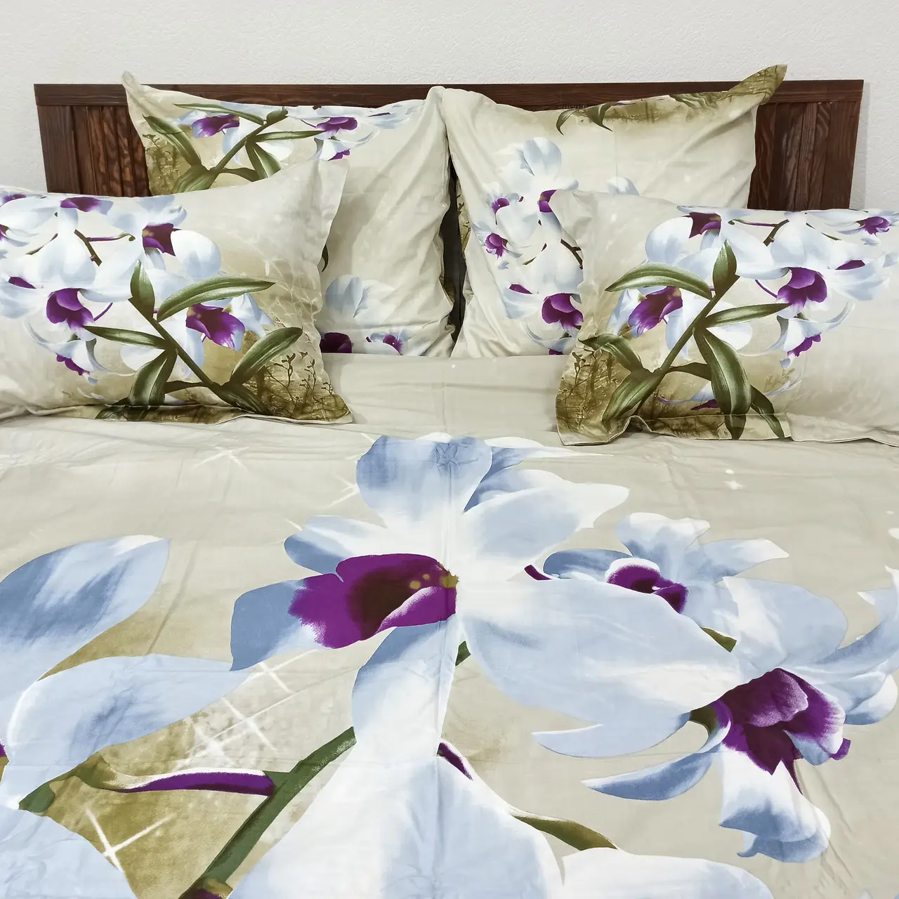 Постільна білизна євро Vie Nouvelle Сатин Фотопринт RP A-17