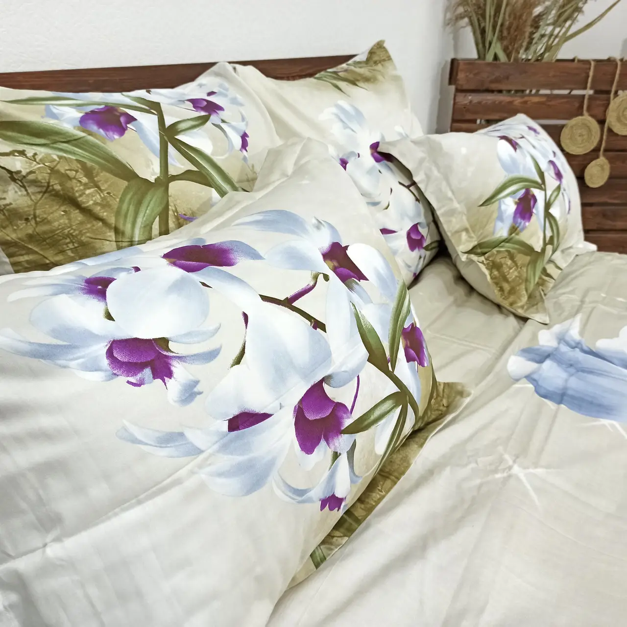 Постільна білизна євро Vie Nouvelle Сатин Фотопринт RP A-17