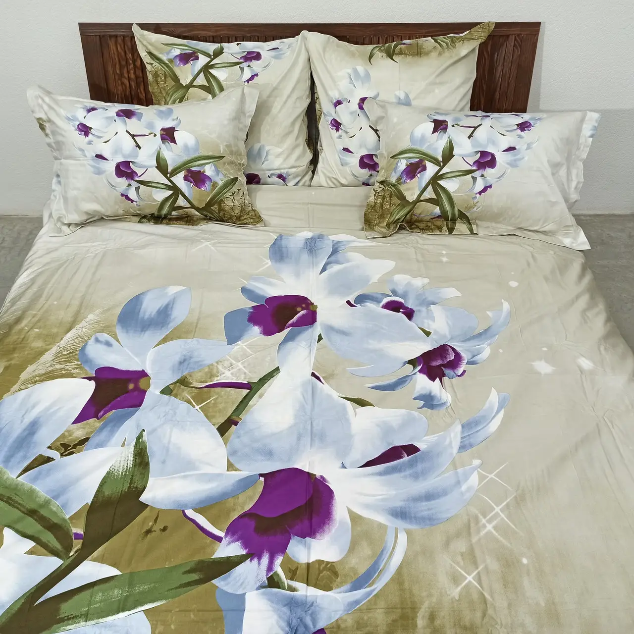 Постільна білизна євро Vie Nouvelle Сатин Фотопринт RP A-17