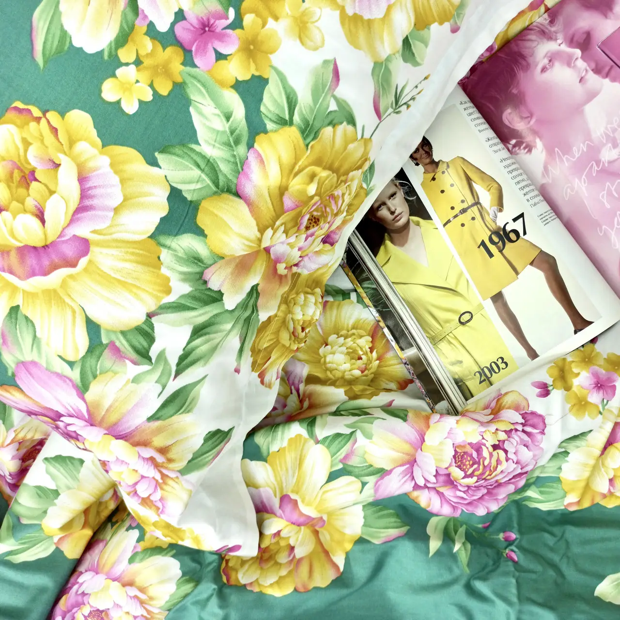 Постільна білизна євро Vie Nouvelle Сатин Фотопринт RP A-11