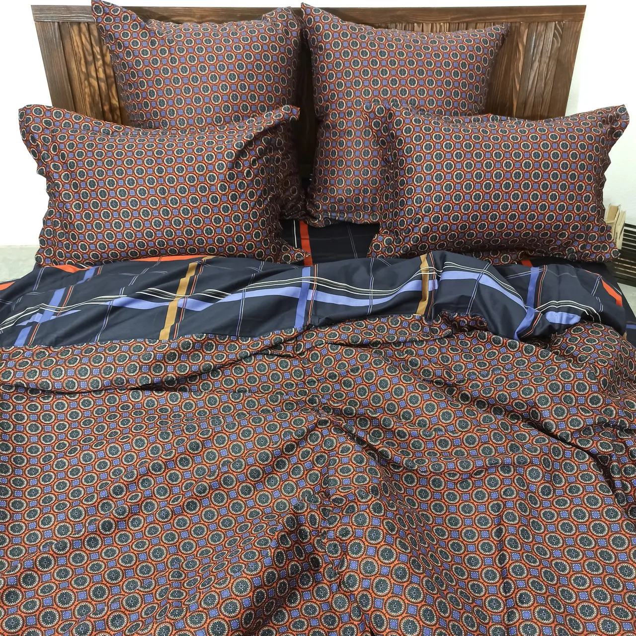 Постільна білизна євро Vie Nouvelle Сатин Фотопринт RP A-12