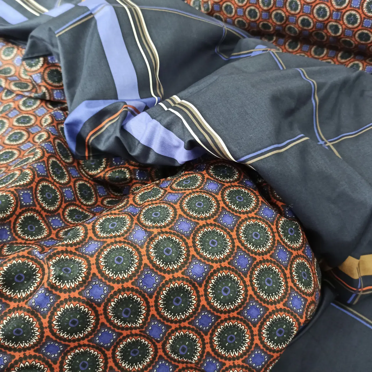 Постільна білизна євро Vie Nouvelle Сатин Фотопринт RP A-12