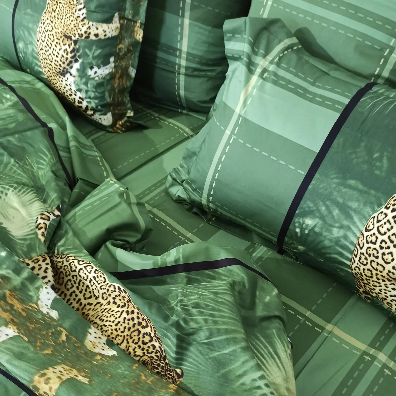 Постільна білизна євро Vie Nouvelle Сатин Фотопринт RP A-14