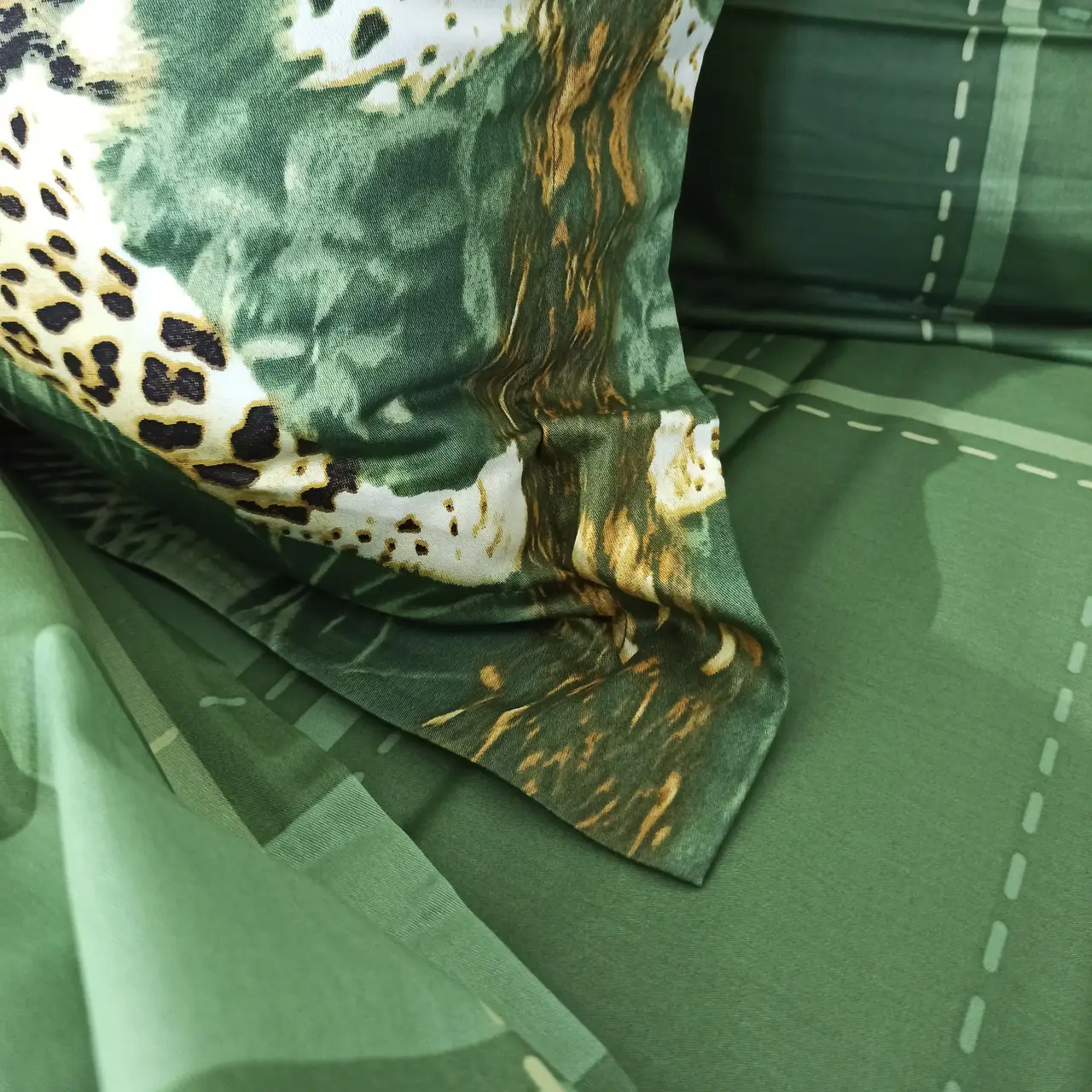 Постільна білизна євро Vie Nouvelle Сатин Фотопринт RP A-14