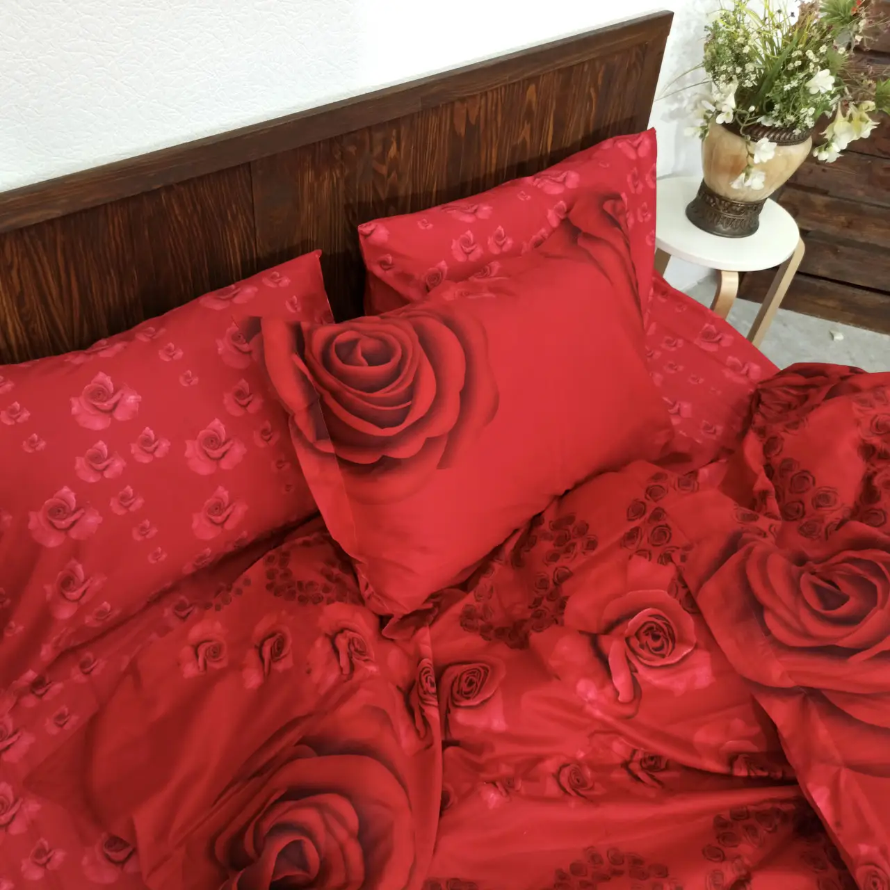 Постільна білизна євро Vie Nouvelle Сатин Фотопринт RP A-8