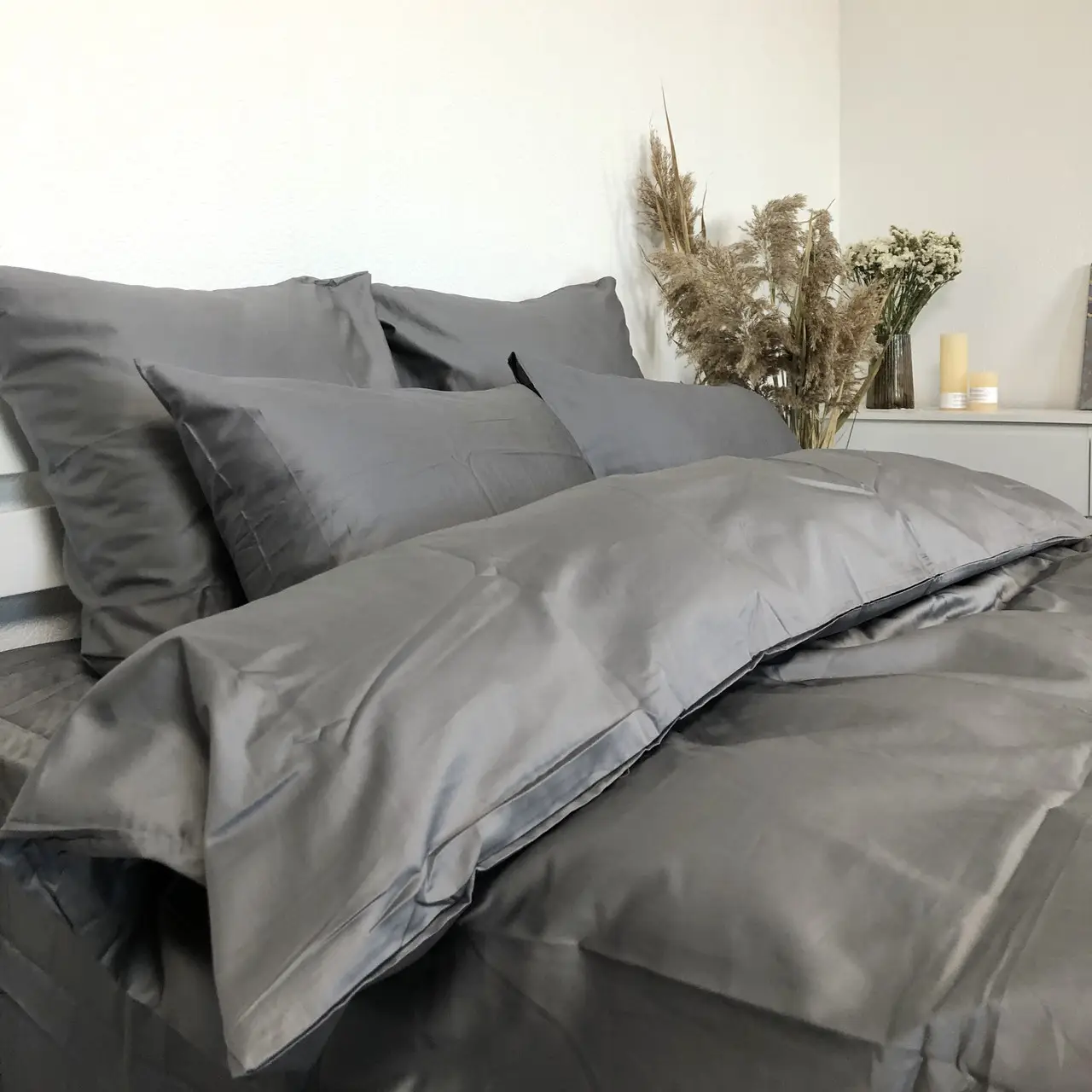 Постільна білизна Woodbury’s сатин преміум полуторна 150×214 Silver Filgree S