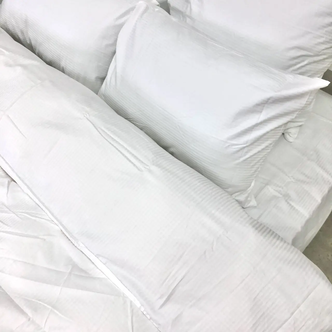 Постільна білизна Woodbury’s страйп-сатин White 0,5