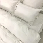 Постільна білизна Woodbury's страйп-сатин Off-white 5