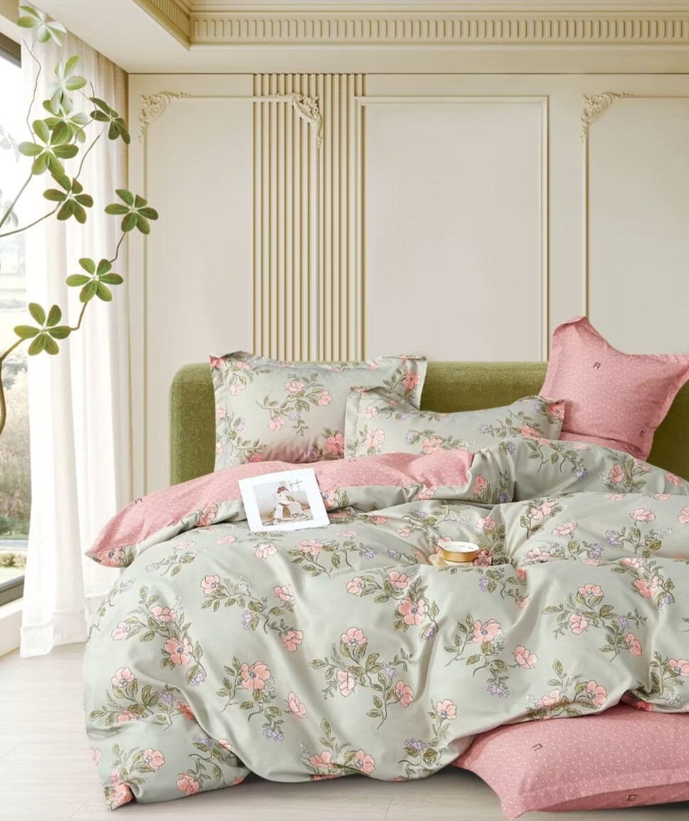 Постільна білизна Vie Nouvelle Velour Мікрофібра 180×220, резинка 160×220+20 D80