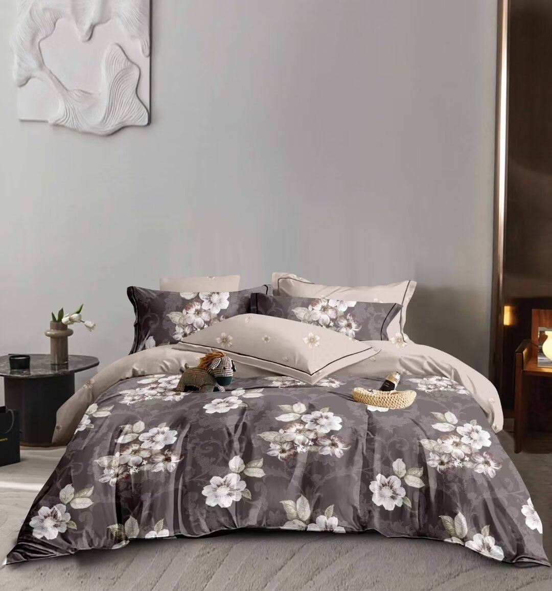 Постільна білизна Vie Nouvelle Velour Мікрофібра 200×220,резинка 180×220+20 D52